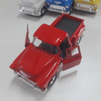 Mini 1/34 1955 Chevrolet Camionete Picape Stepside - Miniatura Escala 1/34