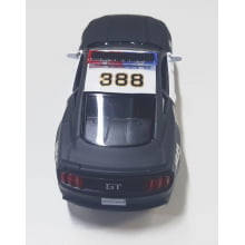 Miniatura Carrinho de Ferro 2015 Ford Mustang GT Policial Escala 1/36