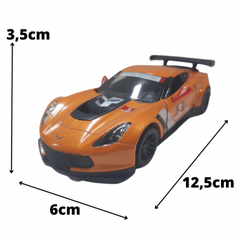 Mini 1/36 2016 Chevrolet Corvette 2016 C7.R - Miniatura Escala 1/36