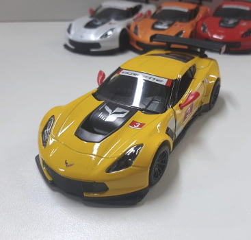 Mini 1/36 2016 Chevrolet Corvette 2016 C7.R - Miniatura Escala 1/36