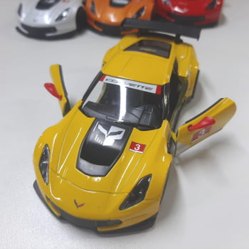 Mini 1/36 2016 Chevrolet Corvette 2016 C7.R - Miniatura Escala 1/36