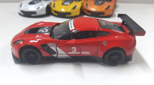 Mini 1/36 2016 Chevrolet Corvette 2016 C7.R - Miniatura Escala 1/36