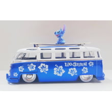 Mini1/24 de Ferro Kombi Volkswagen T1 Tema Lilo e Stitch - Miniatura Escala 1/24