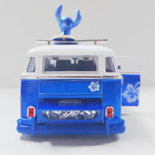 Mini1/24 de Ferro Kombi Volkswagen T1 Tema Lilo e Stitch - Miniatura Escala 1/24