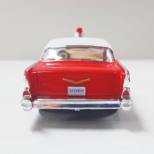 Miniatura de Ferro 1957 Chevrolet Bel Air Bombeiros Escala 1/40