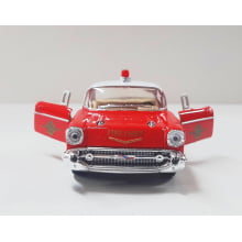 Miniatura de Ferro 1957 Chevrolet Bel Air Bombeiros Escala 1/40