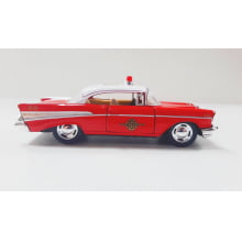 Miniatura de Ferro 1957 Chevrolet Bel Air Bombeiros Escala 1/40