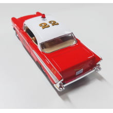 Miniatura de Ferro 1957 Chevrolet Bel Air Bombeiros Escala 1/40