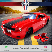 Mini 1/24 1965 Ford Mustang - Miniatura Escola 1/24