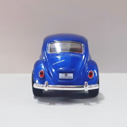  Miniatura de Ferro 1967 Volkswagen Fusca Beetle Clássico Brilho Azul Escala 1/32