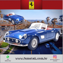 Miniatura de Ferro 250 California Ferrari BburagoEscala 1/24