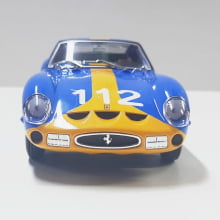 Miniatura de Ferro 250 GTO Corrida Ferrari Bburago Escala 1/24