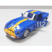 Miniatura de Ferro 250 GTO Corrida Ferrari Bburago Escala 1/24