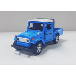  Miniatura de Ferro Bandeirantes Picape antiga Azul Escala 1/32