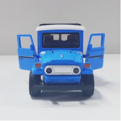  Miniatura de Ferro Bandeirantes Picape antiga Azul Escala 1/32