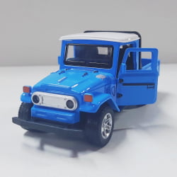  Miniatura de Ferro Bandeirantes Picape antiga Azul Escala 1/32