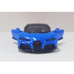  Miniatura de Ferro Bugatti Chiron Sportster Azul Escala 1/38