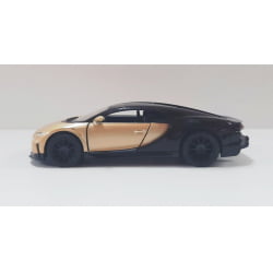  Miniatura de Ferro Bugatti Chiron Sportster Dourado Escala 1/38