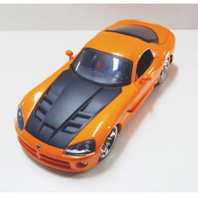 Miniatura de Ferro Dodge Viper Laranja SRT10  2008 Escala 1/24