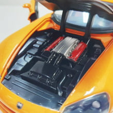 Miniatura de Ferro Dodge Viper Laranja SRT10  2008 Escala 1/24