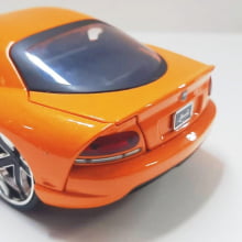 Miniatura de Ferro Dodge Viper Laranja SRT10  2008 Escala 1/24