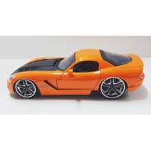 Miniatura de Ferro Dodge Viper Laranja SRT10  2008 Escala 1/24