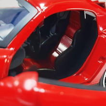 Miniatura de Ferro Dodge Viper Vermelho SRT10  2008 Escala 1/24