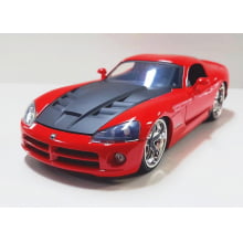 Miniatura de Ferro Dodge Viper Vermelho SRT10  2008 Escala 1/24