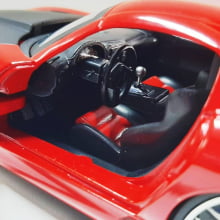 Miniatura de Ferro Dodge Viper Vermelho SRT10  2008 Escala 1/24