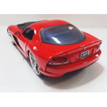 Miniatura de Ferro Dodge Viper Vermelho SRT10  2008 Escala 1/24