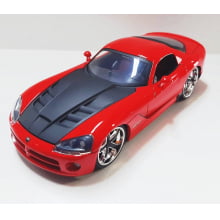 Miniatura de Ferro Dodge Viper Vermelho SRT10  2008 Escala 1/24