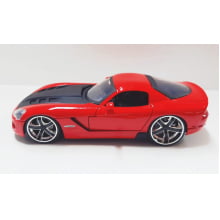 Miniatura de Ferro Dodge Viper Vermelho SRT10  2008 Escala 1/24