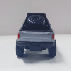  Miniatura de Ferro Ford Raptor 4x4 chamas Azul Escala 1/46