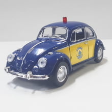 Miniatura de Ferro Fusca PRF Polícia Rodoviária Federal Escala 1/32