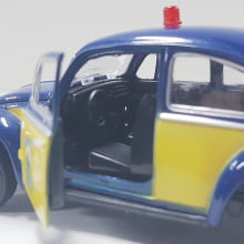 Miniatura de Ferro Fusca PRF Polícia Rodoviária Federal Escala 1/32