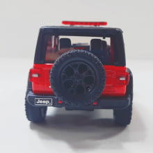 Miniatura de Ferro Jeep Wrangler dos Bombeiros Escala 1/34