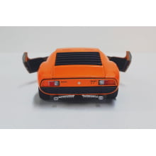  Miniatura de Ferro Lamborghini 1971 Miura P400 SV Laranja 1/34