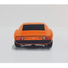  Miniatura de Ferro Lamborghini 1971 Miura P400 SV Laranja 1/34