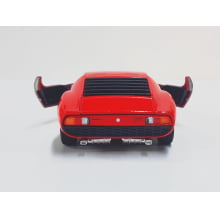  Miniatura de Ferro Lamborghini 1971 Miura P400 SV Vermelho 1/34