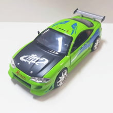 Miniatura de Ferro Mitsubishi Eclipse Velozes e Furiosos Escala 1/24