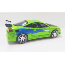 Miniatura de Ferro Mitsubishi Eclipse Velozes e Furiosos Escala 1/24