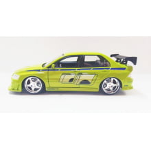 Miniatura de Ferro Mitsubishi Lancer Evo VII Velozes e Furiosos Escala 1/24