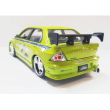 Miniatura de Ferro Mitsubishi Lancer Evo VII Velozes e Furiosos Escala 1/24