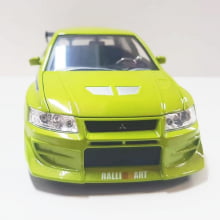 Miniatura de Ferro Mitsubishi Lancer Evo VII Velozes e Furiosos Escala 1/24