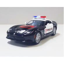 Miniatura de Ferro Policial Viper 2013 GTS Escala 1/36