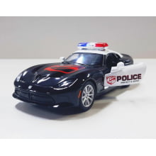 Miniatura de Ferro Policial Viper 2013 GTS Escala 1/36