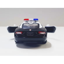 Miniatura de Ferro Policial Viper 2013 GTS Escala 1/36