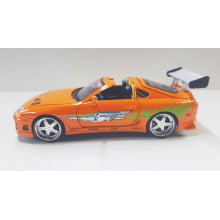 Miniatura de Ferro Toyota Supra Brian Velozes e Furiosos Escala 1/24