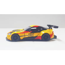 Miniatura de Ferro Toyota Supra GR Amarelo Escala 1/36