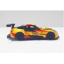 Miniatura de Ferro Toyota Supra GR Amarelo Escala 1/36